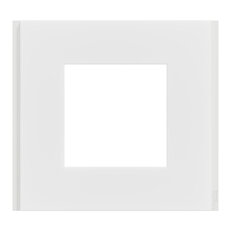 Krycí rámeček NOVÁ UNICA DECO MATERIALS jednonásobný Translucent white