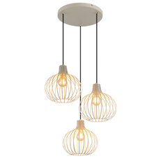 Závěsné svítidlo MATEO krémová 3xE27, max. 40W 230V GLOBO 33379319