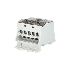 Blok pro rozdělení fází BED175A, 1P, Al/Cu, 175A, 690V AC/DC, šedá, na DIN/panel