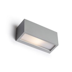 DURANT UP - DOWN nástěnná stříbrnošedá 230V E27 18W IP54 RENDL R12558