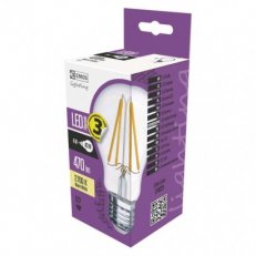 LED žárovka Filament A60 4W(40W) 470lm E27 WW Z74221 Emos teplá bílá