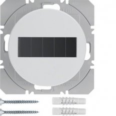 KNX RF tlačítko 1-násobné solární ploché, quicklink, R.1/R.3, bílá lesk 85655139