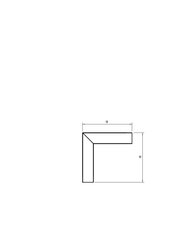 OBO LKM F80080RW Plochý roh s vrchním dílem 80x80mm čistě bílá Ocel