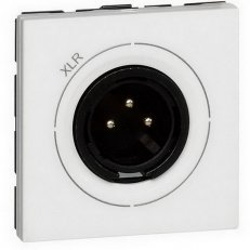 MOSAIC ZÁSUVKA XLR 3P SAMEC 2MODULOVÝ BÍLÁ LEGRAND 078756