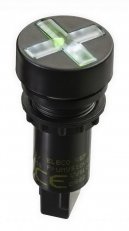 Ukazatel stavu SUS-99-Q G/W 230AC d22mm ELECO 217425