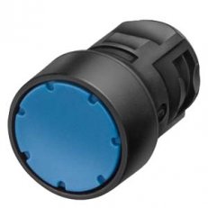 tlačítko, 16 mm, kulaté, materiál: plast, barva: žlutá, stiskací knoflík, plochý