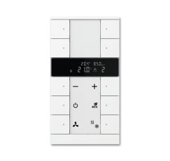 ABB KNX Tenton prvek ovládací 10nás s ovl. HVAC, CO2 studio bílá SBC/U10.0.1-84