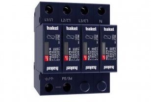 Svodič rázového přepětí HSA-275/4+0 M SPD typ 2+3 HAKEL 27085