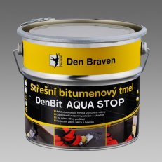 DenBraven 11019BI Střešní bitumenový tmel AQUA STOP 1kg Den