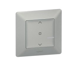 Valena Life with Netatmo - bezdrátový ovladač žaluzií, hliník LEGRAND 752391