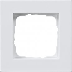 Krycí rámeček 1x plochá montáž E2 čistě bílá GIRA 0211295