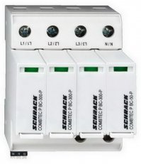 Svodič přepětí zásuvný 3+1 TT TI+II(B+C) 300V Iimp 12 5kA pk SCHRACK IS211215-A
