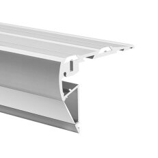 LED hliníkový profil KLUŚ STEPUS stříbrná 1m /18038_1m/ ALUMIA A18038A_1