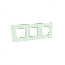 Unica Quadro Krycí rámeček trojnásobný, Green SCHNEIDER MGU2.706.17