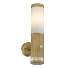 Venkovní svítidlo JAICY imitace dřeva 1xE27 15W/LED 1,2W 230V 3000K GLOBO 34070S