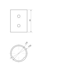 ECO AREA ACCESSORIES 42/60 POLE REDUCTION LEDVANCE 4058075557253