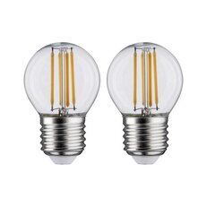 LED kapka 5 W E27 čirá teplá bílá 2ks-sada 286.40 PAULMANN 28640