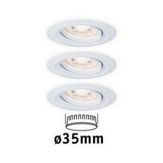 LED vestavné svítidlo Nova mini výklopné 3x4W 2.700K bílá mat 230V 94293