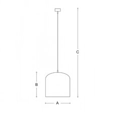 Závěsné LED svítidlo Juno 280mm 15,5W 3000K 1937lm bílá LUCIS ZK.K1.J2.01M DALI2
