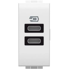 N4191CC BTLLT NABÍJEČKA USB C+C 1M BÍLÁ