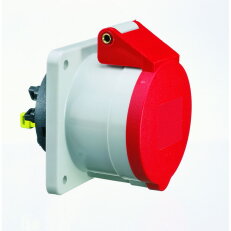 Zásuvka vestavná 16A 5p 400V IP44 6h Quick-Connect BALS 132001