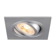 NEW TRIA 75 stropní vestavné svítidlo čtvercové max. 10W GU10 hliník SLV 1007379