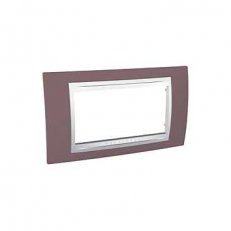Unica Allegro Krycí rámeček čtyřmodulový, Mauve/Polar SCHNEIDER MGU6.104.876