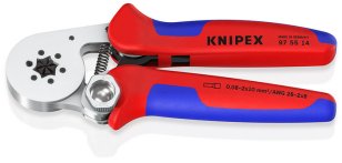 KNIPEX Samonastavitelné kleště pro lisování kabelových koncovek 180 mm