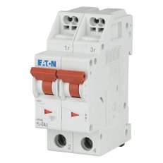 PLI-C4/2 Jistič PLI (bezšroubové svorky nahoře) char C 2-pólový 10kA 4A 101295