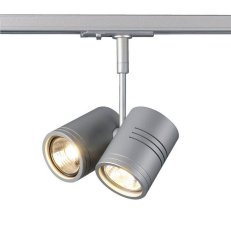 BIMA II pro jednookr. listu stribrnoseda 230V GU10 halogen 2x50W 200° SLV 143432