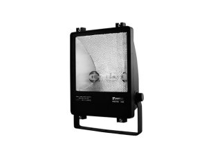 Metalhalogenidový světlomet MOSTRA 70W asymetr. černá, DS PANLUX MHD-70AD/C