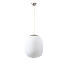 Závěsné LED svítidlo se skleněným stínidlem OSMONT TANIA P1 27W IP40 3K nerez