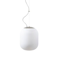 Závěsné LED svítidlo se skleněným stínidlem OSMONT TANIA L2 HP 59W IP40 4K chrom
