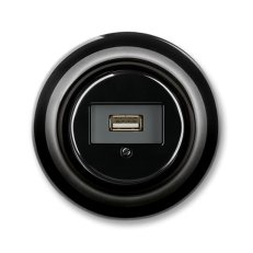 ABB Decento Zásuvka komunikační USB černá 5014K-C00420 N