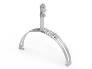Univerzální držák vedení na hřebenáče, drát 8/10mm, L200-280mm, Inox 407313