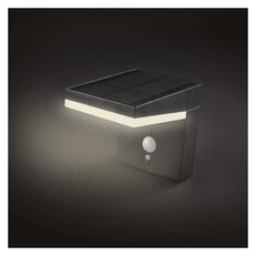LED zahradní solární nástěnné svítidlo s čidlem soumraku VEREA 10,7x15,4x13 cm