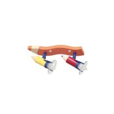 Stropní a nástěnné bodové svítidlo Tužka 2 oranžová 2x25W IP20 E14 0720506/10
