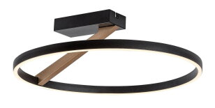 RENARA černá/ zlatá LED 24W IP20