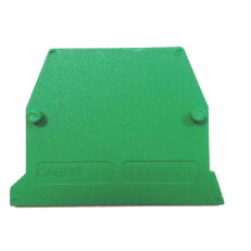 Koncová přepážka pro svorku TEO.2 (PE) zelená MOREK TO911