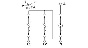 Svodič přepětí VAL-US-120/40/2+1-FM PHOENIX CONTACT 2910352