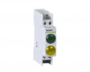 Světelné návěstí NOARK 102465 EX9PD2GY 12V AC/DC, 1 zelená LED a 1 žlutá LED
