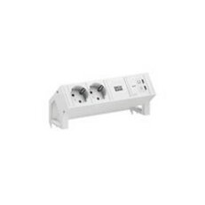 DESK2 PURE WHITE 2xCEE7/3 1xUSB C/C 65W