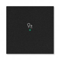 ABB Levit M Kryt 1násobný symbol stmívání onyx 6220H-A01004 63