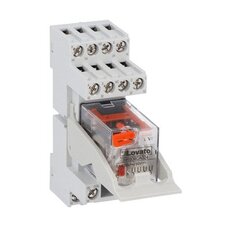 Relé 4SC 5A 24VAC,LED + patice