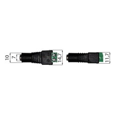 Power konektor - zásuvka MCLED ML-112.015.21.0