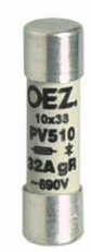 PV510 6A gR Pojistková vložka AC690V/DC440V vel.10x38 pro polovodiče OEZ:15200