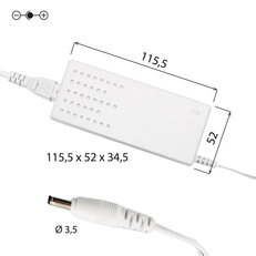 Napájecí zdroj 24V, 48W MCLED ML-443.038.35.0