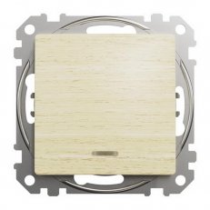 Sedna D/E Přepínač střídavý ř.6So orient. kontrolka Bříza SCHNEIDER SDD180106L