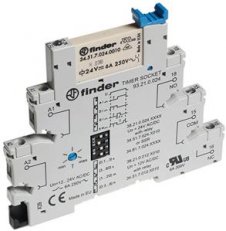 Vazební člen, 1Z/2A/240V AC, 24V AC/DC, ČM, SSR FINDER 38.21.0.024.8240