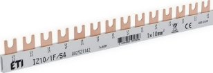Propojovací lišta IZ10/1F/54 1p 54M 63A 10mm2 vidlice ETI 002921142
